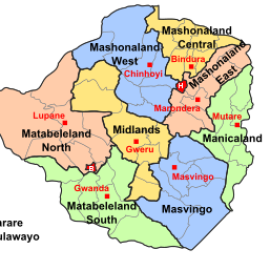 Zimbabwe provinser